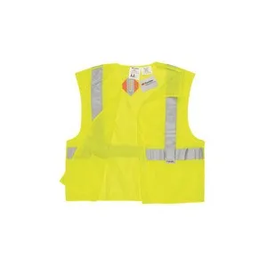 CL2MLPFRM MCR Class 2,Tear-Away,Polyester Mesh Safety Vest