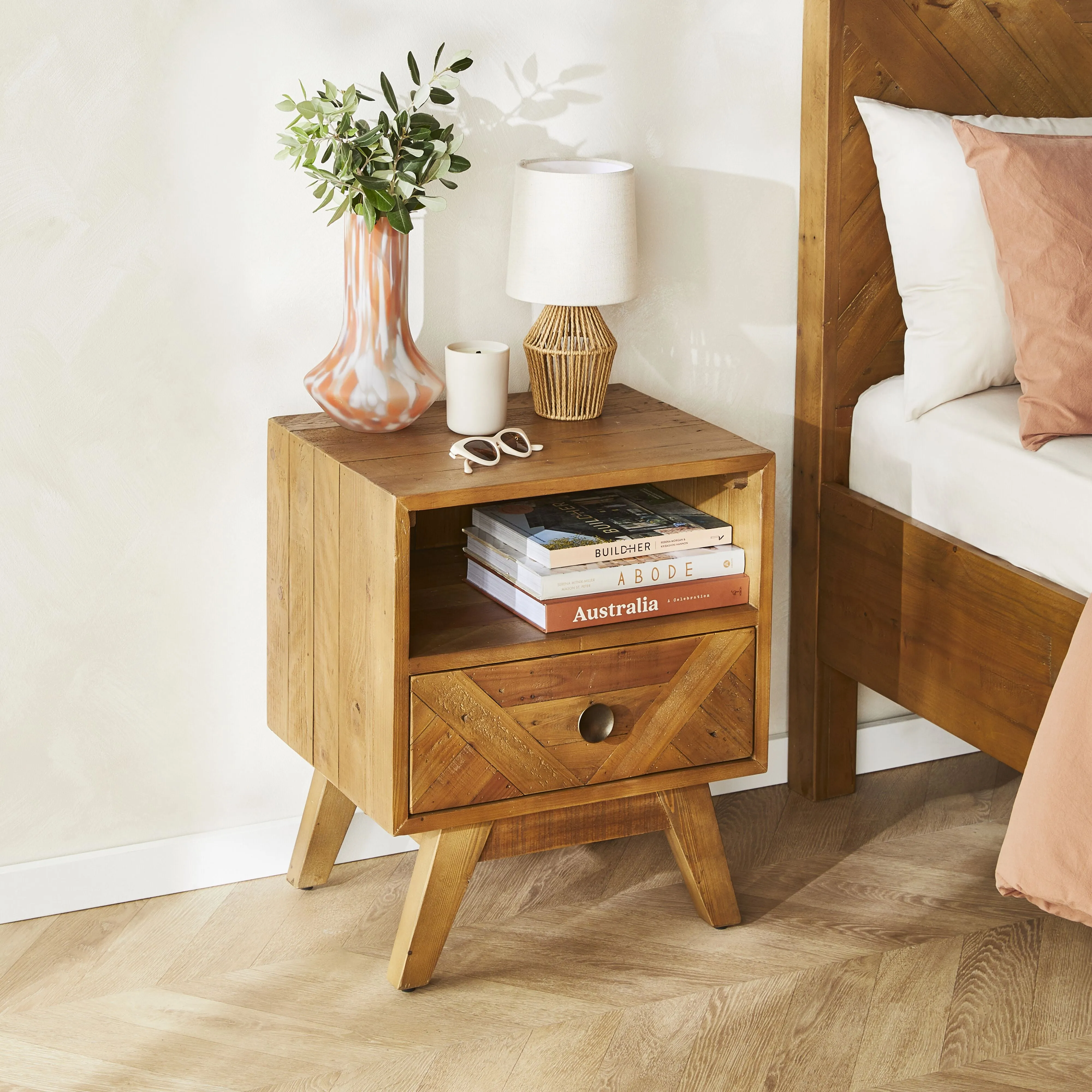 Dawson Reclaimed Timber Bedside Table