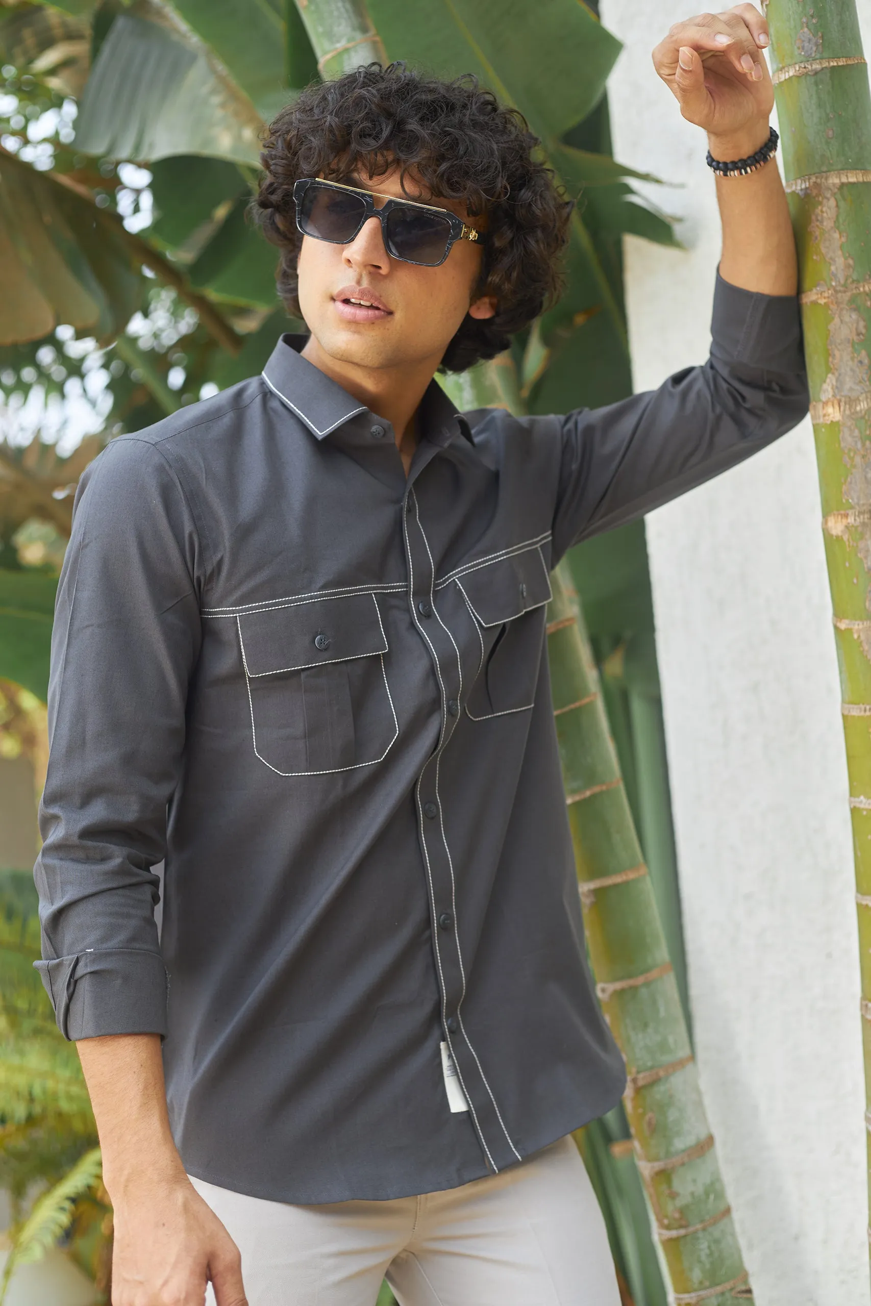 Graphite Grey Safari Shirt