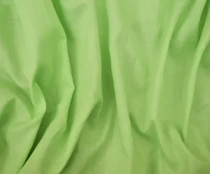 Light Green Cotton Solid Batiste Woven Fabric