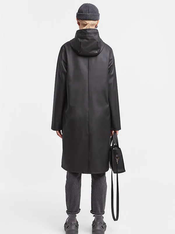 Long Black Stockholm Raincoat