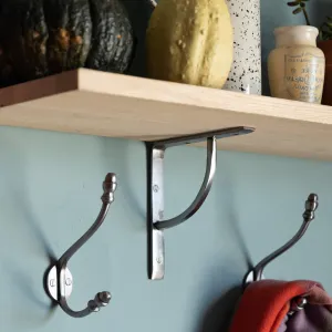 Natural Iron Plain Shelf Bracket