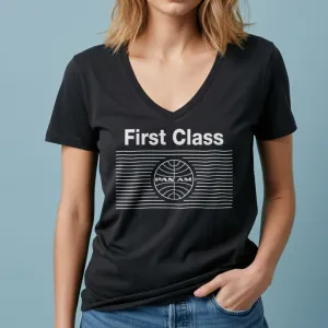 Pan Am First Class - Women's V-Neck T-Shirt