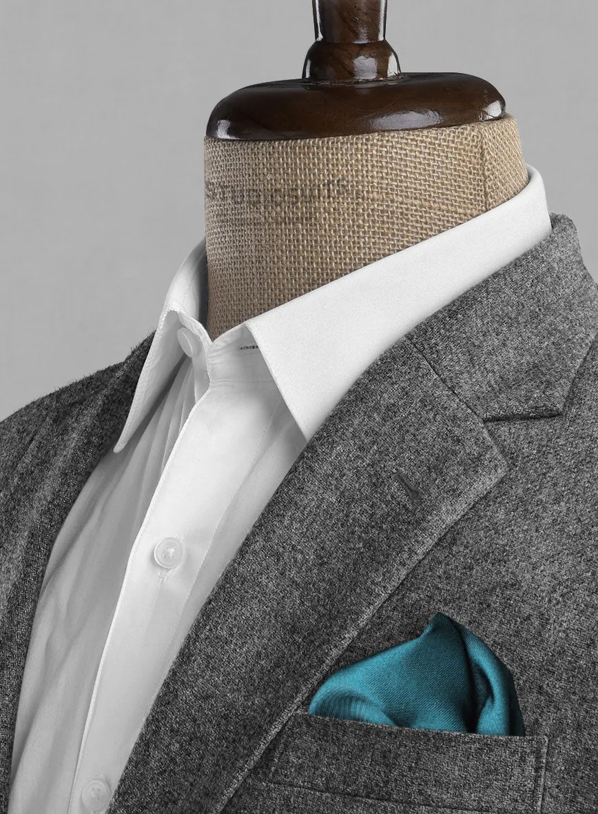 Rope Weave Gray Tweed Suit