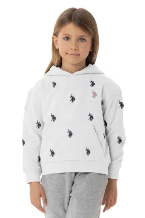 US POLO GIRLS ICON LOGO HOODIE