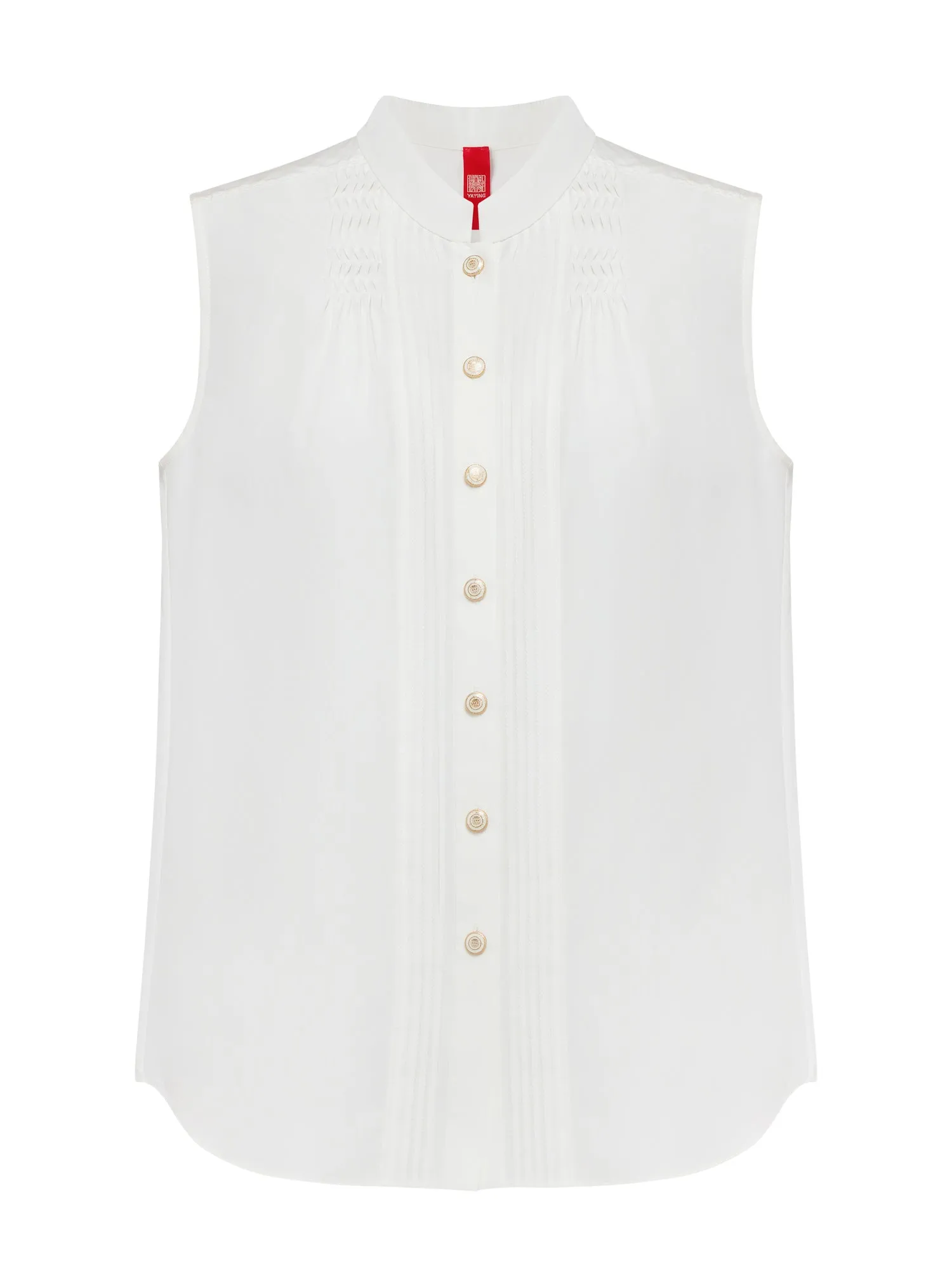 YAYING Silk-Cotton Sleeveless Shirt